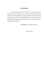 Ứng dụng chữ ký số trong bảo mật thông tin bưu điện tỉnh thái nguyên 