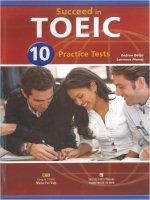 Sách succeed in TOEIC 10 tests  bản scan HD rõ đẹp