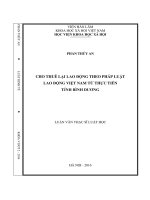 Cho thuê lại lao động theo pháp luật lao động việt nam từ thực tiễn tỉnh bình dương 