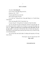 Nghiên cứu mạng nơron và ứng dụng trong nhận dạng chữ viết tay trực tuyến 