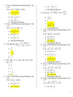 Giao trinh     bai tap bài tập ôn cuối kì p2 thầy lộc 