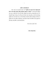 Nghiên cứu một số kỹ thuật phát hiện xâm nhập mạng bằng phương pháp so khớp 