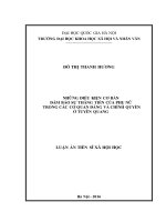 Những điều kiện cơ bản đảm bảo sự thăng tiến của phụ nữ trong các cơ quan đảng và chính quyền ở tuyên quang 