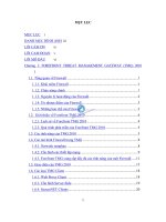 Ứng dụng giải pháp bảo mật microsoft forefront TMG 2010 trong thiết kế mạng cho công ty THHH huyndai merchant marine việt nam 