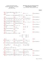 Giao trinh     bai tap đề + đáp án giữa kì 2012 2013 (dự thính) mã 1812 