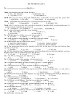 ON THI HK 1 MON HOA LOP 12 