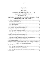 Nghiên cứu xây dựng giải pháp đảm bảo an toàn thông tin cho hệ thống tàng thư ADN CAHN trên cơ sở chữ ký số RSA 