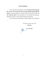 Xây dựng mô hình mạng bảo mật với cisco ASA firewall cho công ty cổ phần tập đoàn quang minh bắc giang 