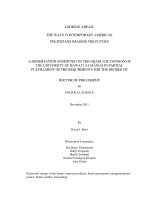 A Dissertation Submitted To The Graduate Division Of The University Of Hawai‘I At Mānoa In Partial Fulfillment Of The Requirments For The Degree Of