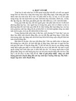 Một số giải pháp nhằm  nâng cao chất lượng giải toán chuyển động đều cho học sinh lớp 5 trường Tiểu học Thị Trấn –huyện Nga Sơn –tỉnh Thanh Hóa.