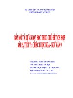 dạy học tích hợp ngữ văn 9 bài 15, TIẾT 71 CHIẾC lược NGÀ – nguyễn quang sáng