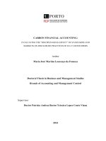 Carbon Financial Accounting: Evaluating The “Disciplinarian Effect” Of Standards And Markets On Disclosure Practices Of Eu-15 Listed Firms