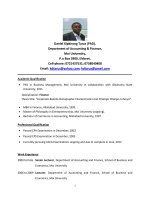 Corporate Boards Demographic Characteristics and Strategic Change in Kenya