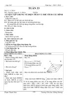 giáo án lớp 5tuan 33+34+35moi buổi chiều theo vnen