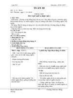 giáo án lớp 5 TUAN 10+11+12+13 CHIEU theo mô hình vnen