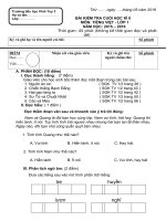 DE KIEM TRA CUOI KI II  LOP 1