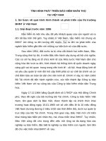 TÌNH HÌNH PHÁT TRIỂN bảo HIỂM NHÂN THỌ tại VIỆT NAM