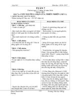 giáo án lớp 5 tuan 7+8 buổi sáng theo mô hình vnen