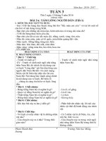 giáo án lớp 5 tuần 3+4 chi tiết, theo mô hình vnen