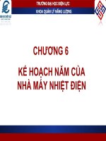Kế hoạch năm của nhà máy nhiệt điện