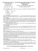 de thi hsg lop 9 mon hoa nam 2014 2015 huyen thieu hoa 