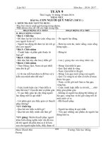 giáo án lớp 5 tuan 9+10 buổi sáng theo mô hình vnen