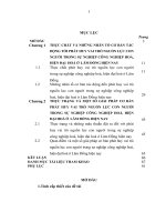 LUẬN văn THẠC sĩ   PHÁT HUY NGUỒN lực CON NGƯỜI TRONG sự NGHIỆP CÔNG NGHIỆP hóa   HIỆN đại hóa ở TỈNH lâm ĐỒNG HIỆN NAY