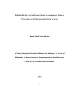 A Thesis Submitted in Partial Fulfillment for the Degree of Doctor of  Philosophy in Human Resource Management in the Jomo Kenyatta University of Agriculture and Technology