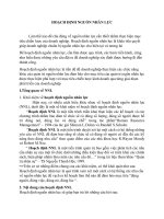 HOẠCH ĐỊNH NGUỒN NHÂN LỰC