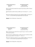 đề thi học kì môn máy điện