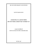 Ảnh hưởng của lợi ích nhóm đến chủ nghĩa xã hội ở việt nam hiện nay