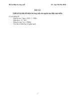 Thiết kế bộ biến đổi điện tử công suất cho nguồn mạ điện một chiều