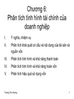 Phân tích tình hình tài chính của doanh nghiệp
