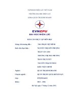 Xây dựng bản câu hỏi phục vụ điều tra khảo sát và phân tích số liệu khảo sátđược bằng SPSS