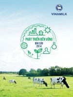 Báo cáo phát triển bền vững của công ty CP sữa Việt Nam