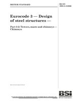 Tiêu chuẩn Châu Âu EC3: Kết cấu thép phần 3.2: Tháp và ống khói (Eurocode3 BS EN1993 3 2 e 2006 Design of steel structures part 3.2: Tower and chimney)