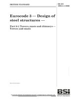 Tiêu chuẩn Châu Âu EC3: Kết cấu thép phần 3.1: Tháp và ống khói (Eurocode3 BS EN1993 3 1 e 2006 Design of steel structures part 3.1: Tower and chimney)