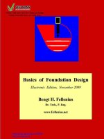 Thiết kế nền móng (Basics of foundation design – Bengt H  Fellenius)