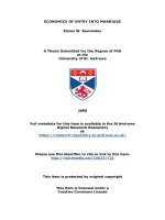 Doctor Of Philosophy In Economics