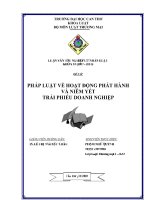 Pháp luật về hoạt động phát hành và niêm yết trái phiếu doanh nghiệp 