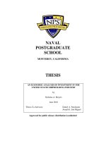 An Economic Analysis Of Investment In The United States Shipbuilding Industry