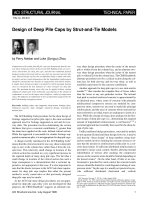 Thiết kế móng cọc theo mô hình chống giằng (design of pile caps)