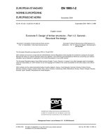 Tiêu chuẩn Châu Âu EC5: Kết cấu gỗ phần 1.2: Kết cấu chịu lửa (Eurocode5 EN1995 1 2 e 2004 Design of timber structures part 1.2: General structural fire design)