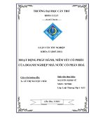 Hoạt động phát hành, niêm yết cổ phiếu của doanh nghiệp nhà nước cổ phần hóa 