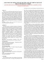 CHẨN ĐOÁN HƯ HỎNG LIÊN KẾT BULÔNG NỐI CỘT THÉP SỬ DỤNG KỸ THUẬT TRỞ KHÁNG CƠĐIỆN_TS. Hồ Đức Duy, ThS. Ngô Thanh Mộng, KS. Nguyễn Minh Tuấn Anh