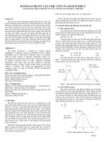 ĐÁNH GIÁ ĐỘ TIN CẬY CHỊU UỐN CỦA DẦM SUPERT_PGS. TS. Lê Thị Bích Thủy, Ths. Võ Thành Nam