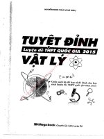 Tuyệt Đỉnh Luyện Đề THPT Quốc Gia Vật Lý