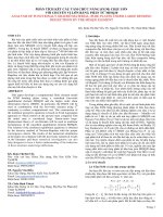 PHÂN TÍCH KẾT CẤU TẤM CHỨC NĂNG (FGM) CHỊU UỐN VỚI CHUYỂN VỊ LỚN BẰNG PHẦN TỬ MISQ20_KS. Đoàn Thị Hải Yến, TS. Nguyễn Văn Hiếu, TS. Châu Đình Thành