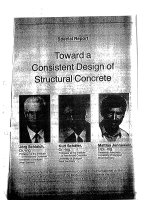 Mô hình giàn ảo theo Schlaich (Toward a consisten design of structural concrete )