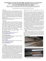 ẢNH HƯỞNG CỦA MẤT MÁT TIẾT DIỆN CÁP DỰ ỨNG LỰC CĂNG NGOÀI TRONG GIAI ĐOẠN KHAI THÁC ĐẾN KHẢ NĂNG CHỊU TẢI CỦA CẦU DẦM HỘP BÊ TÔNG CỐT THÉP_ThS. Phạm Ngọc Hưng, TS. Nguyễn Danh Thắng, TS. Hồ Thu Hiền